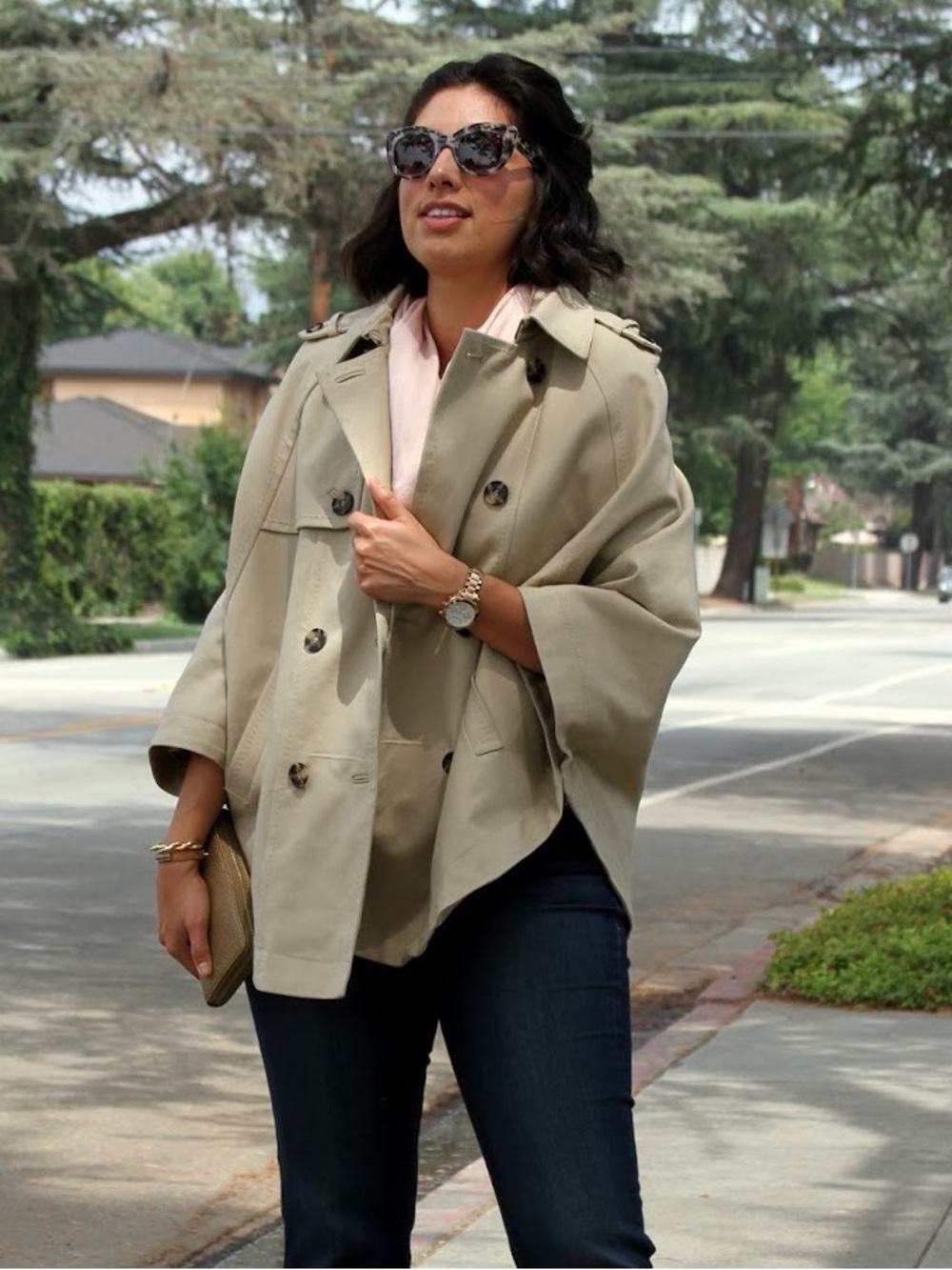 NWT The Limited x Scandal Olivia Pope Cape Trench Coat Jacket Rare! M